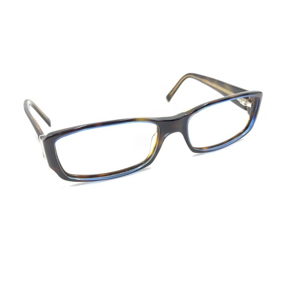 Prada VPR 02M ZXH-1O1 Tortoise Brown Blue Eyeglasses Frames 54-16 140 Italy - Picture 1 of 12
